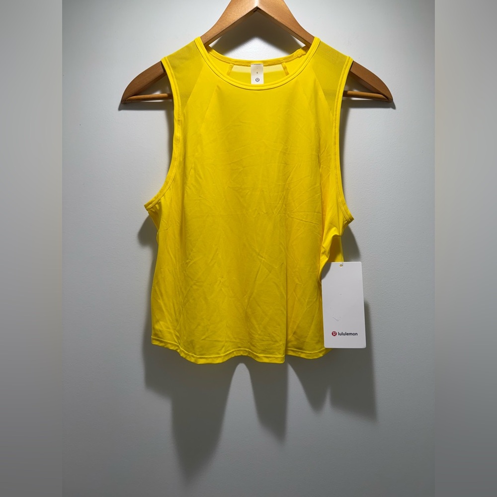Lululemon Athletica Vibrant Yellow Muscle Tee